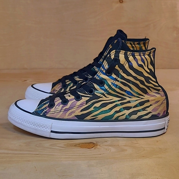 Converse Chuck Taylor All Star Zebra Multicolored Print Canvas - Picture 5 of 10